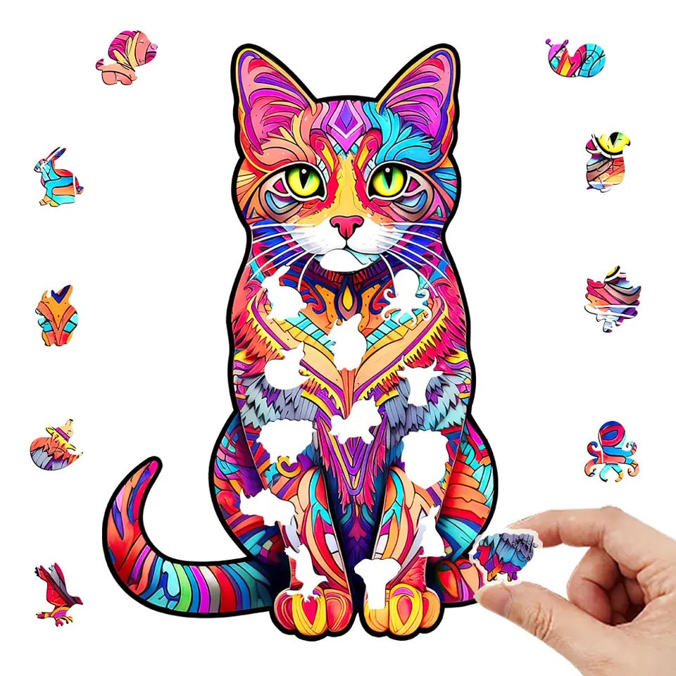 Holzpuzzle KURZHAAR KATZE