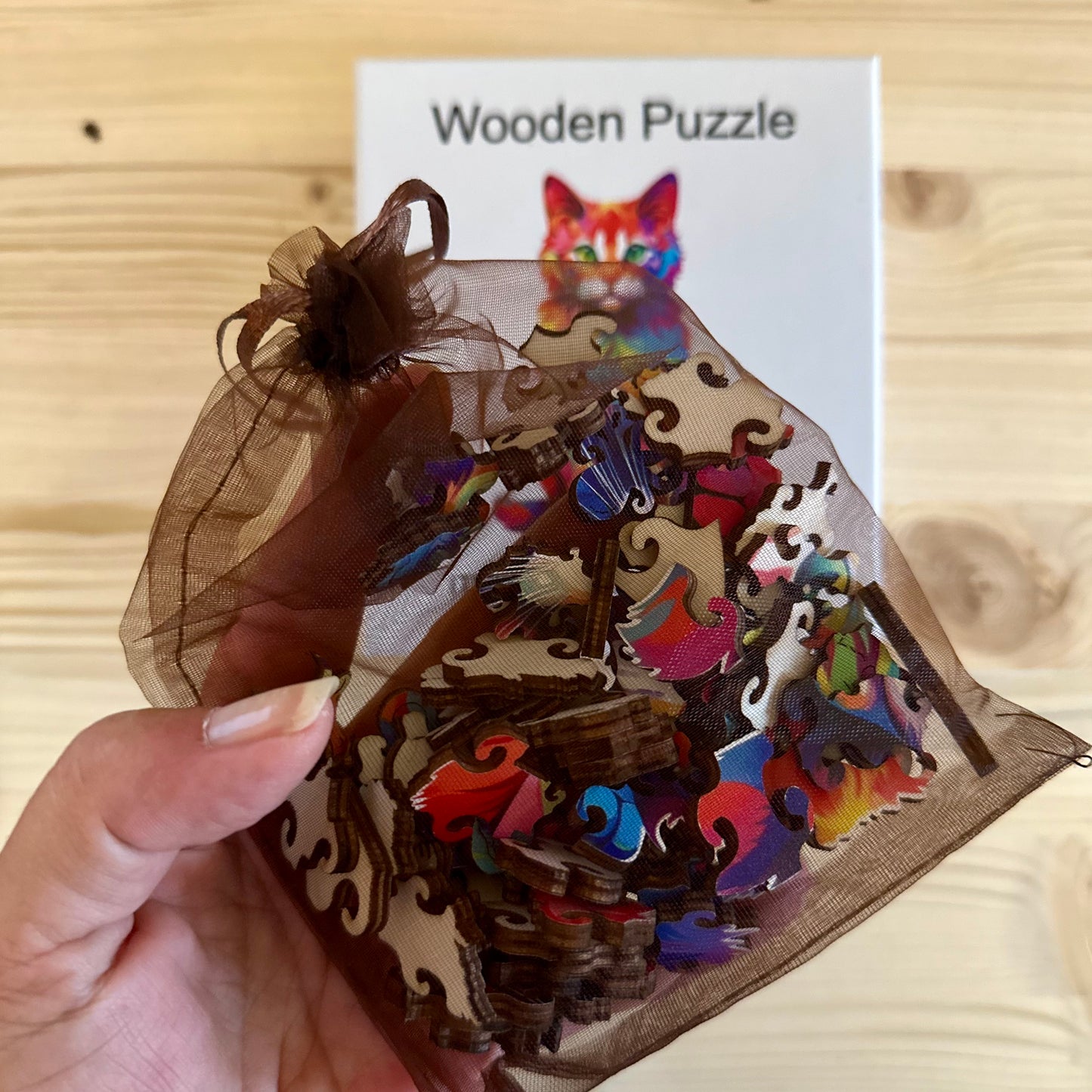Holzpuzzle WALDKATZE