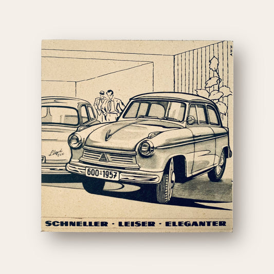Vintage Bild Oldie Illustrierte 1958