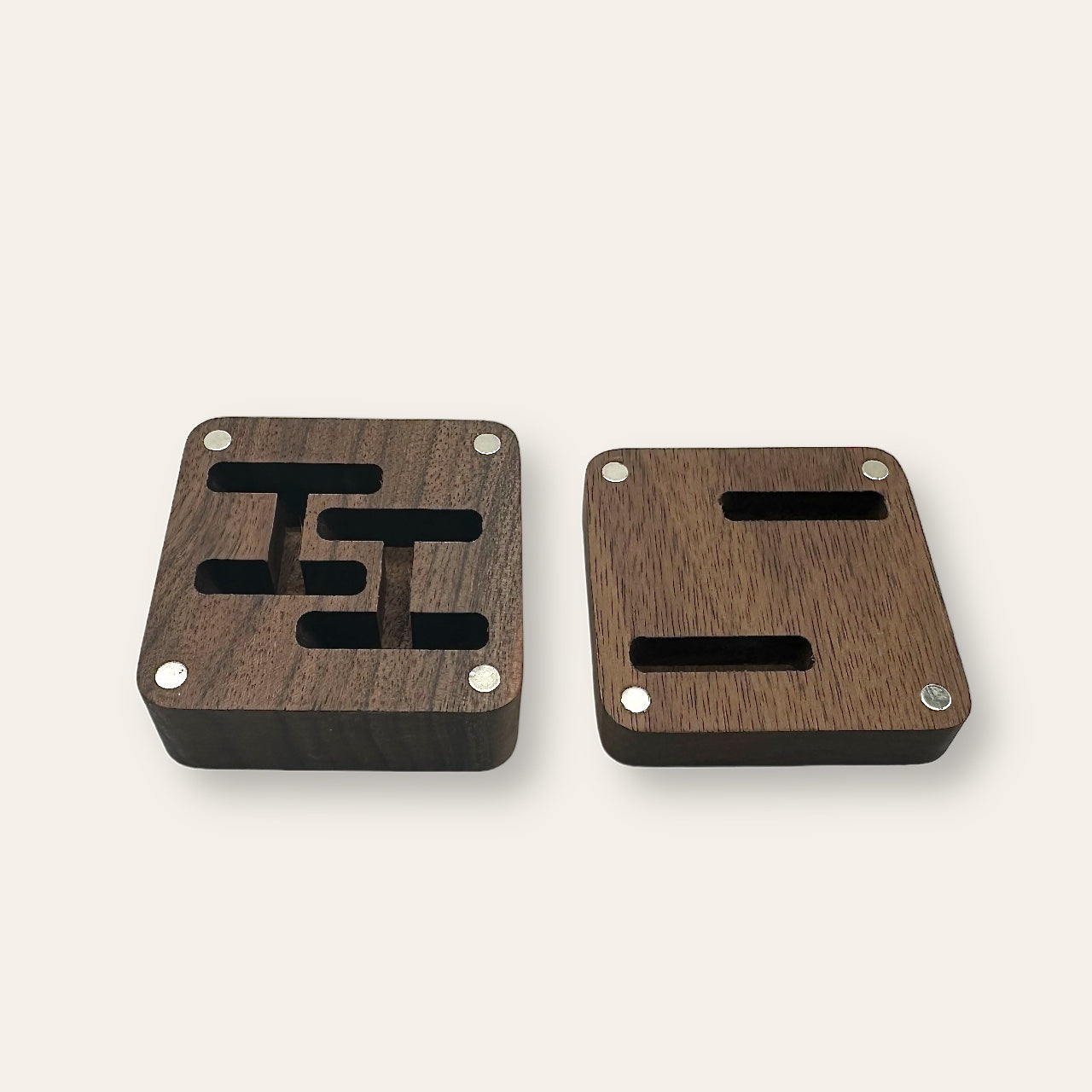 Holzbox für Manschettenknöpfe im Typewriter Design