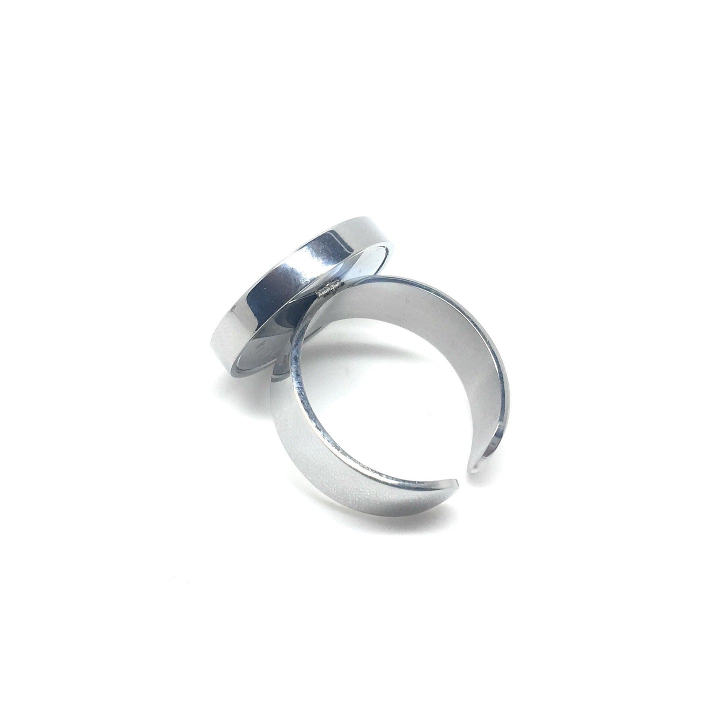 Ring mit blauer Kölner Dom Briefmarke