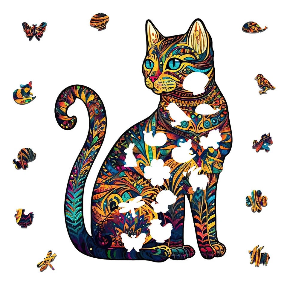 Holzpuzzle SIAM KATZE