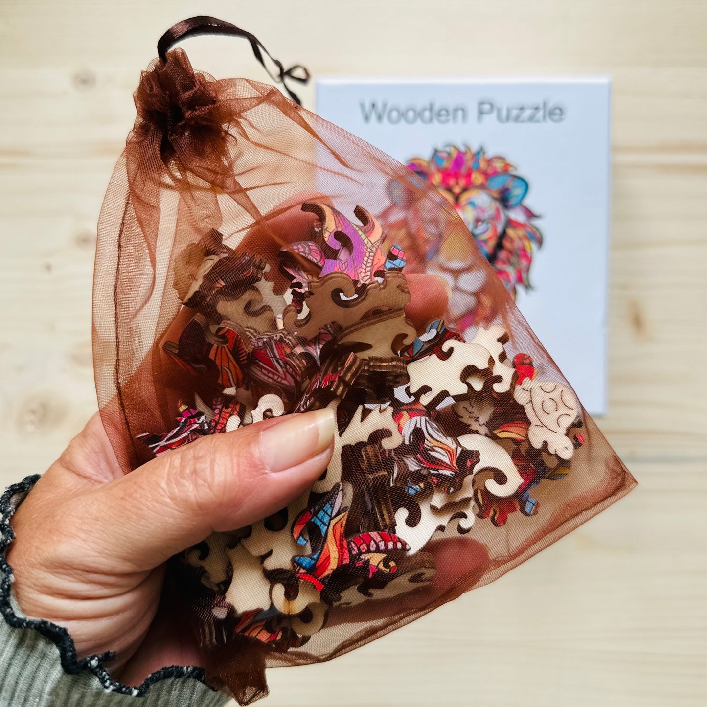 Holzpuzzle LÖWE